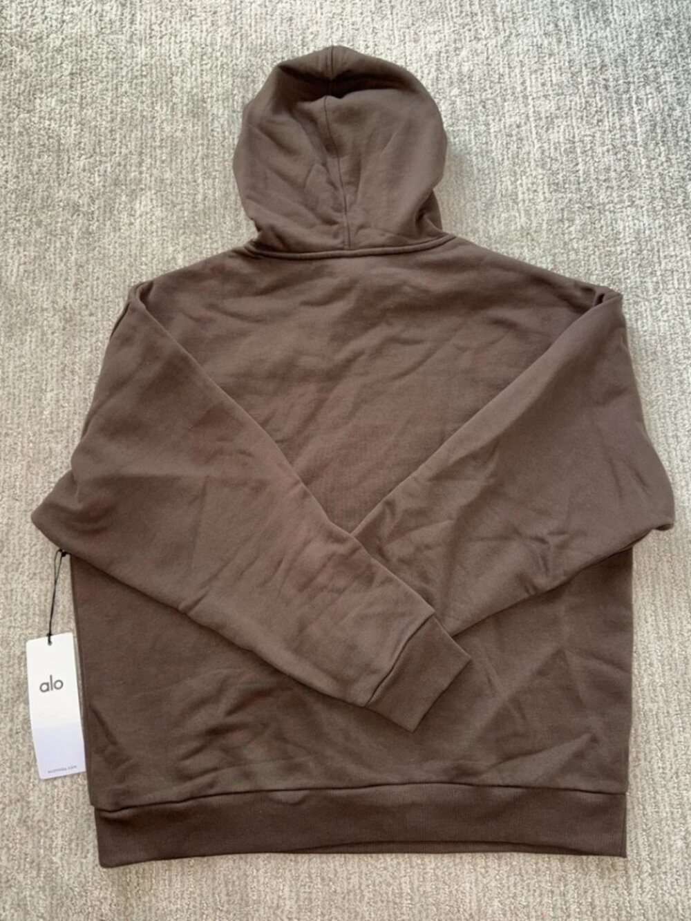 ALO Accolade Hoodie - Espresso Brown - Unisex Multiple Sizes NWT - Picture 2 of 8